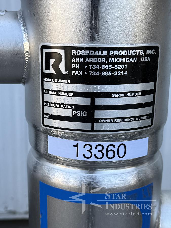 Used Rosedale-Liquid Filtration Housing