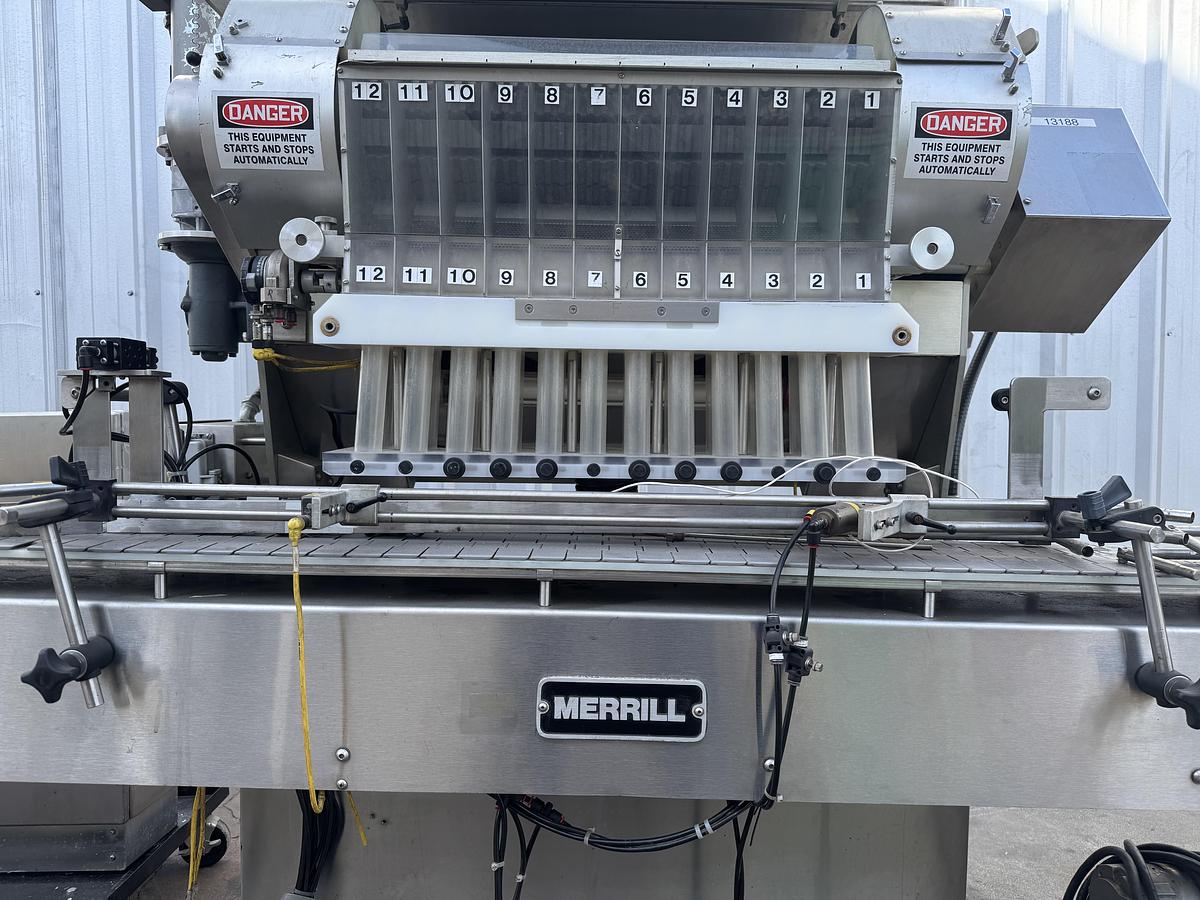 Used Merril Capsule Slot Counter 12 Station