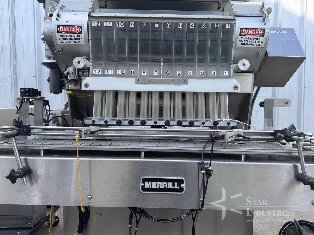 Used Merril Capsule Slot Counter 12 Station
