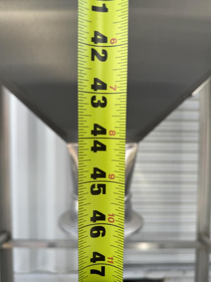 Used Stainless Steel Tank, on casters