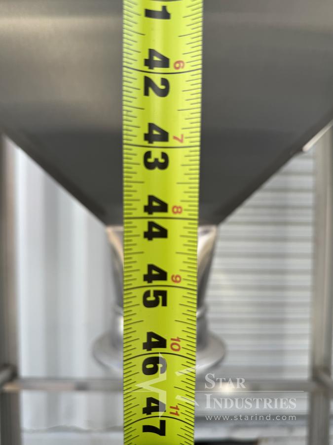 Used Stainless Steel Tank, on casters