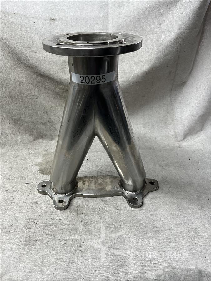 Used Stainless Steel Y-Manifold