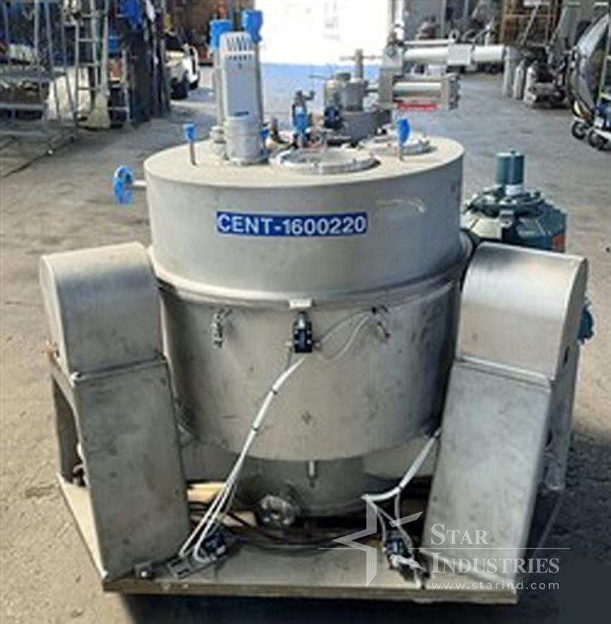 Used 30" x 18" Western States Quadra Clean Basket Centrifuge