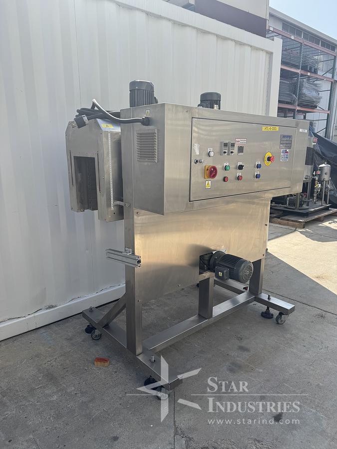 Used AFM- Shrink Sleeve Labeling System / Heat Shrink Tunnel