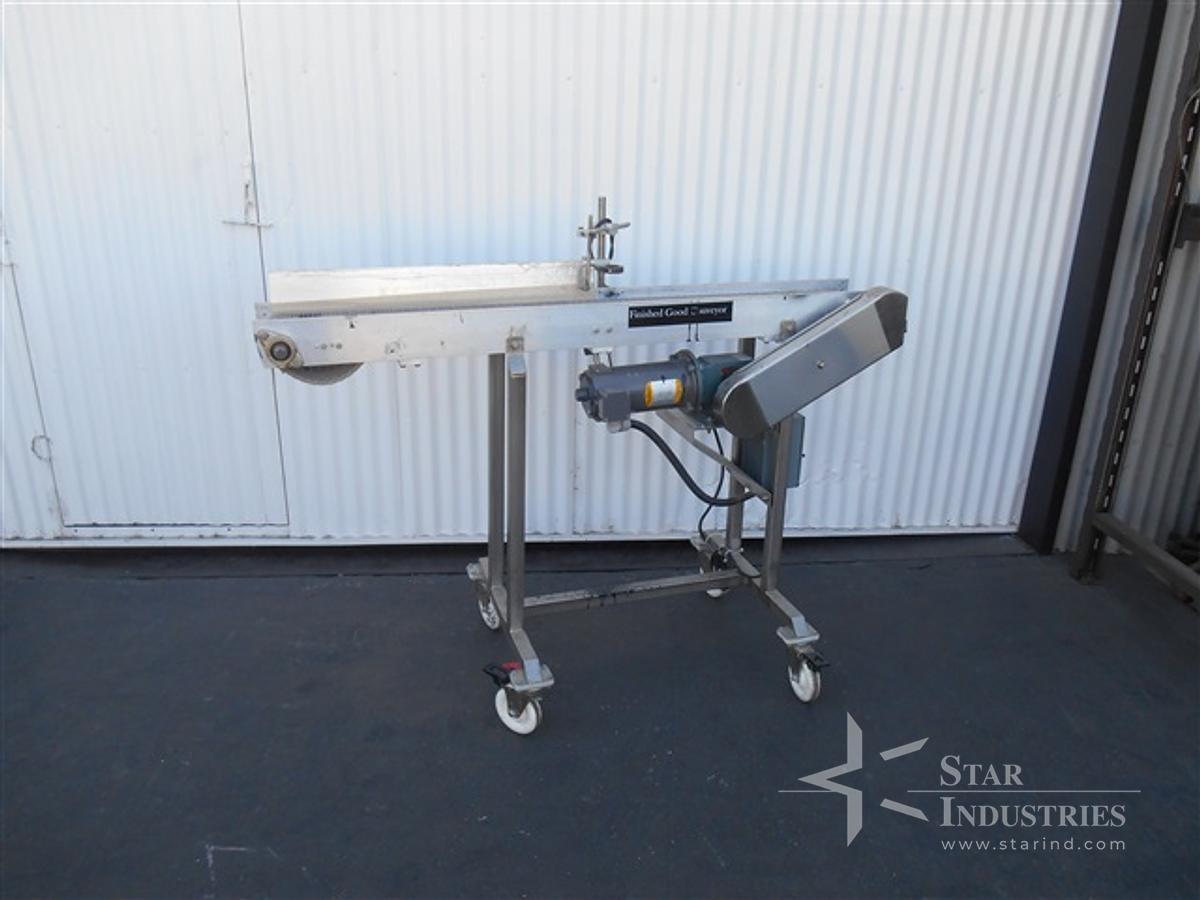 Used Stainless Steel Conveyor, 5'