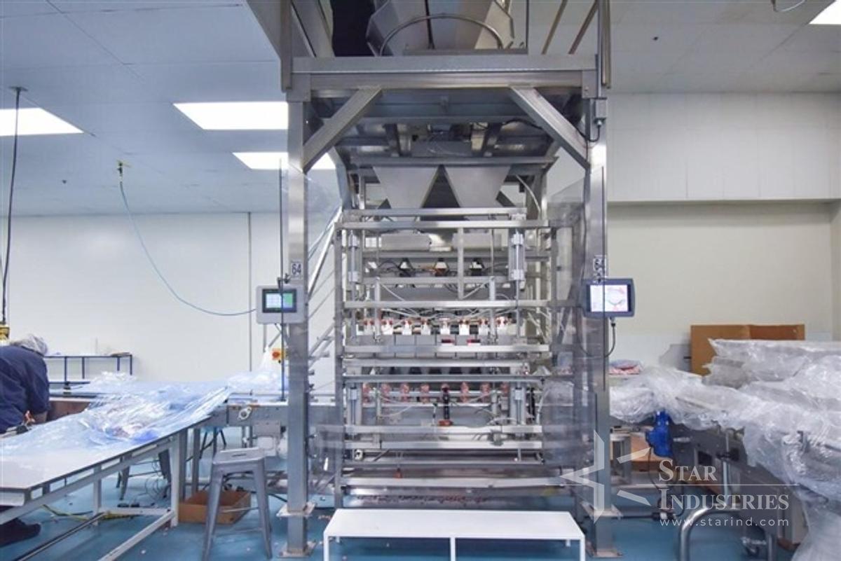 Used Ohlson Linear Gummy Packaging Line with Scale and Bottling System