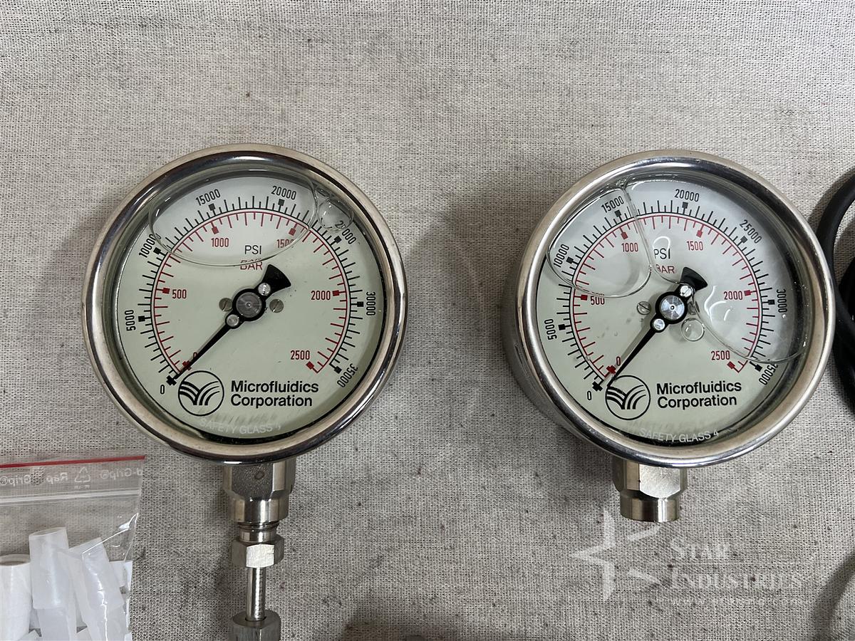 Used Microfluidics Corporation Pressure Gauge Equipment