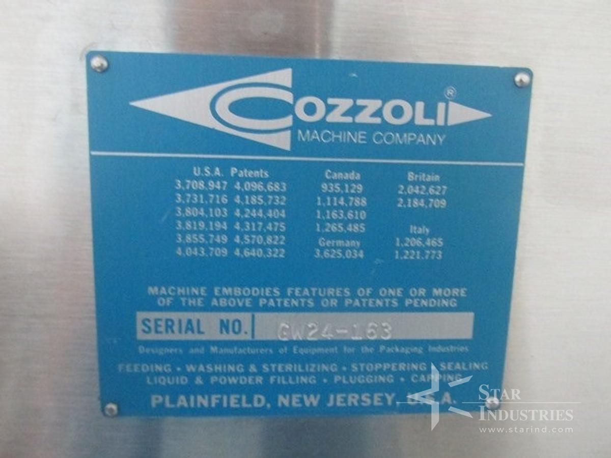 Used GW-24 COZZOLI WASHER, S/S