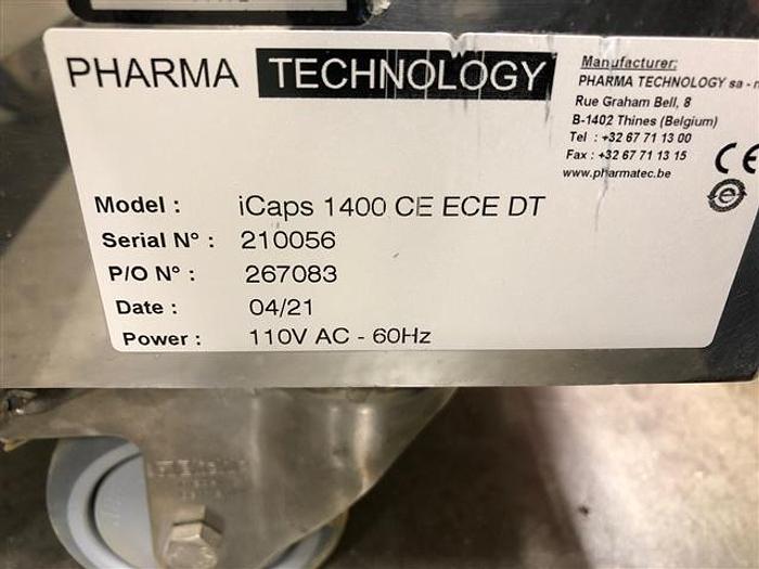 Used Pharma Technologies Vertical 5 Model iCaps 1400 CE ECE DT Capsule Polisher w/ Metal Check