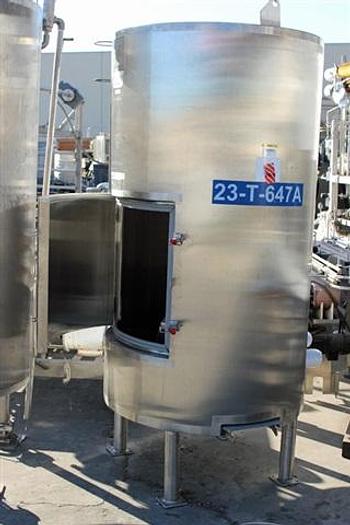 Used 1000 Liter Stainless Technology Jacketed Bag Vessel