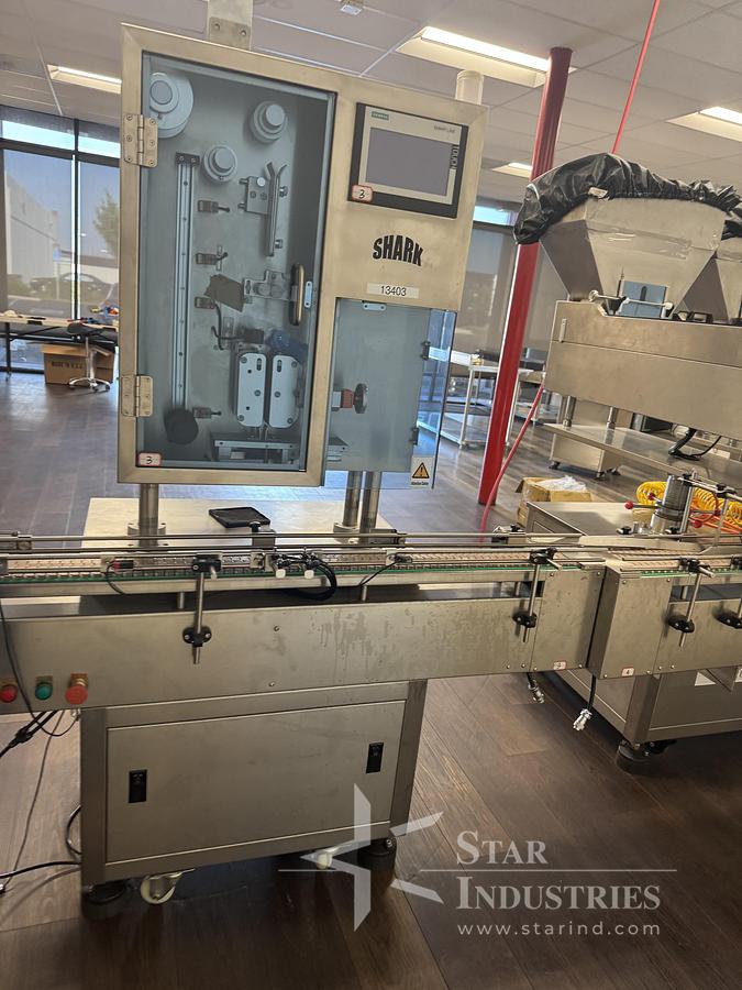 Used Shark Inline Bottle Packaging Line
