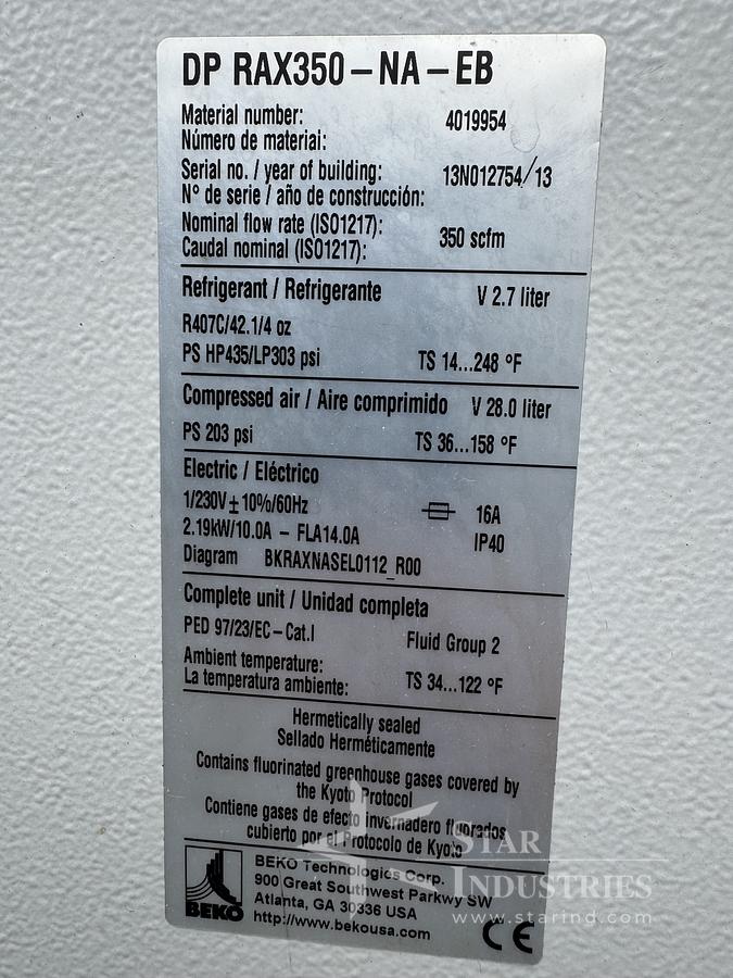 Used Beko Dryer