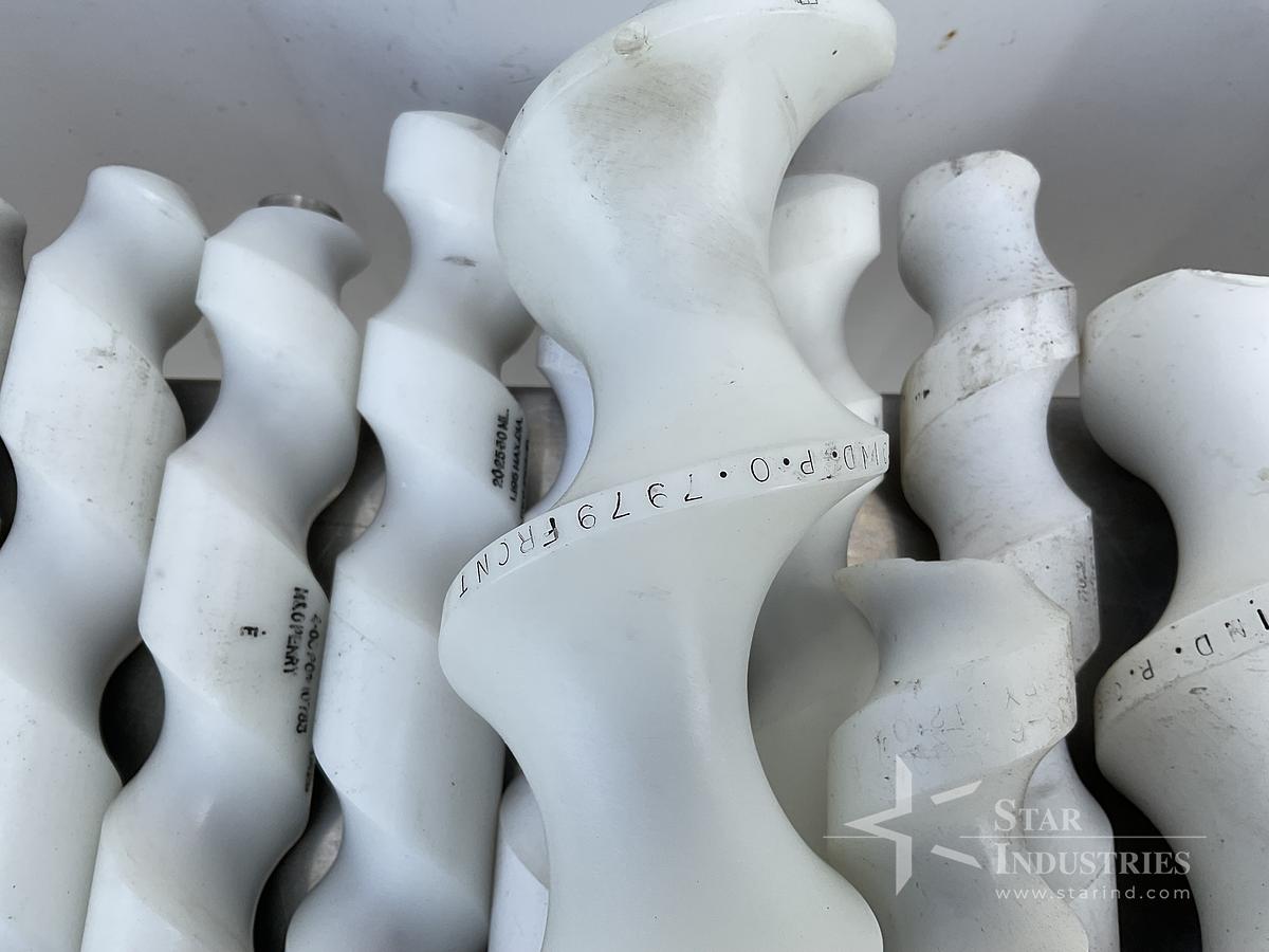 Used Bottle Screw Feeders w/ attachments (sizes vary)