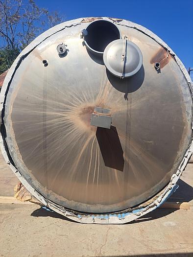 Used Tank, 10,000 Gallon, 316 Stainless Steel, 10' X 17'6" , Dish Bottom