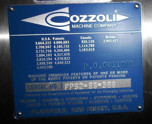 Used Cozzoli FPS-2 Flame Sealer