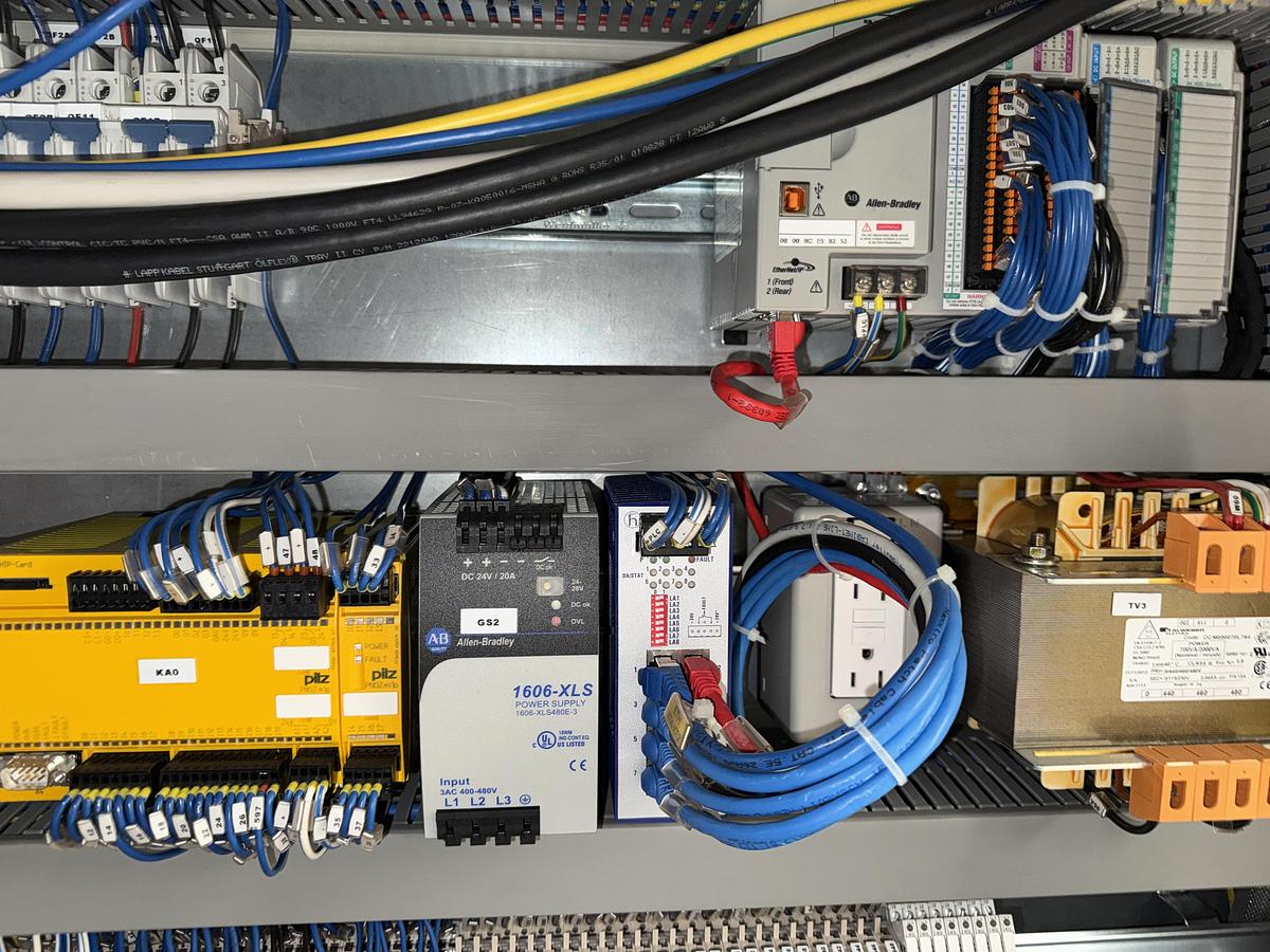 Used Arol Capper with Hopper and Elevator