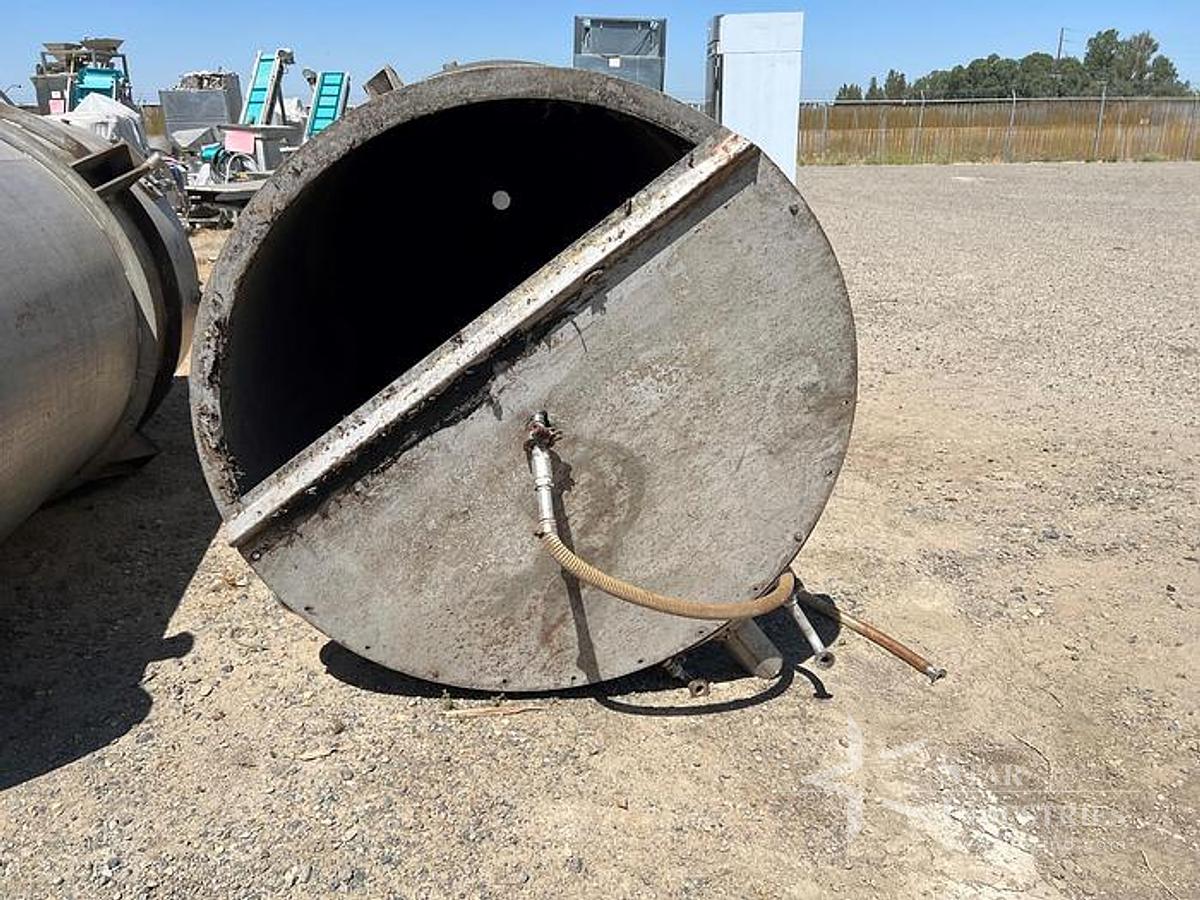 Used Tank, 800 Gallon, 316 Stainless, L&A, Cone Bottom