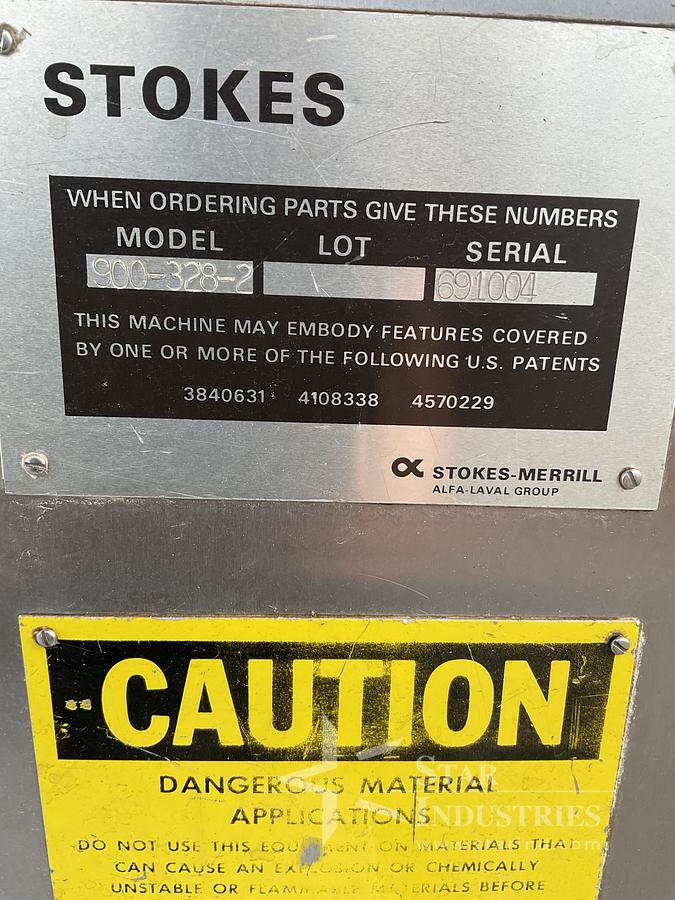 Used Stokes Model 328 33 station D-tooled Tabet Press