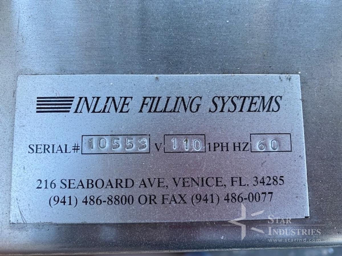 Used Inline Filling Systems Capper w/ Elevator