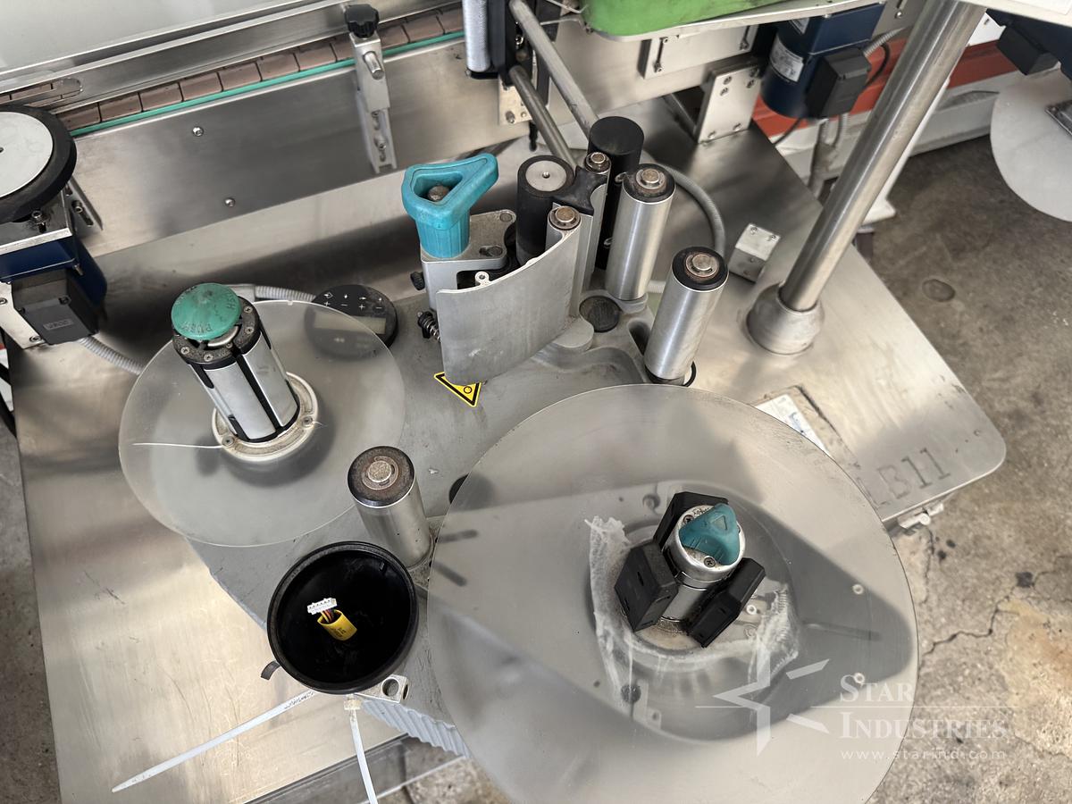 Used Labeler for round bottles, Model BLM