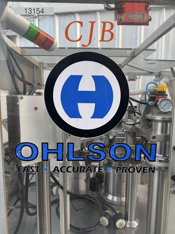 Used Olsen Rotary Filler w/Powder Auger filling Head