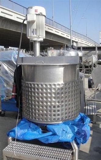 Used 170 gallon Will-Flow s.s. jacketed Tank w/ Scott 25hp Turbon Disperser