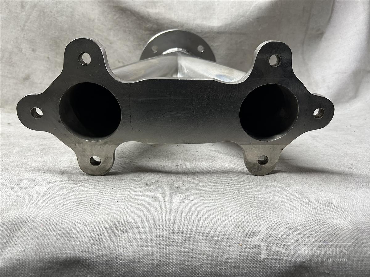 Used Stainless Steel Y-Manifold