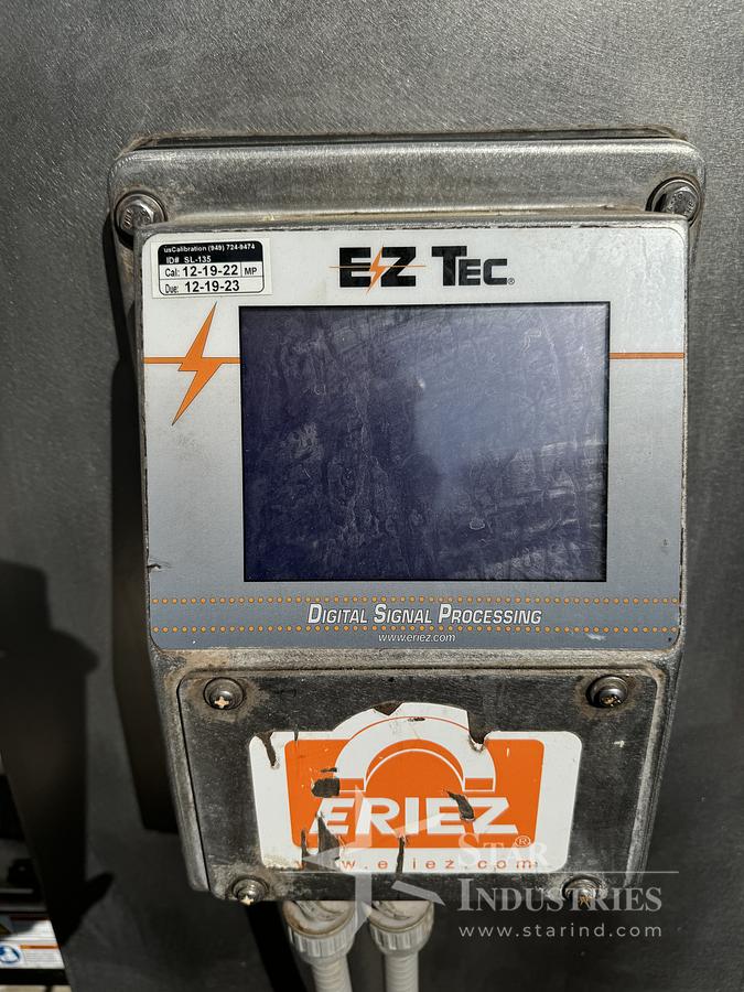 Used Eriez EZ Tec EZ DSP 16"x14" Belt-style Metal Detector