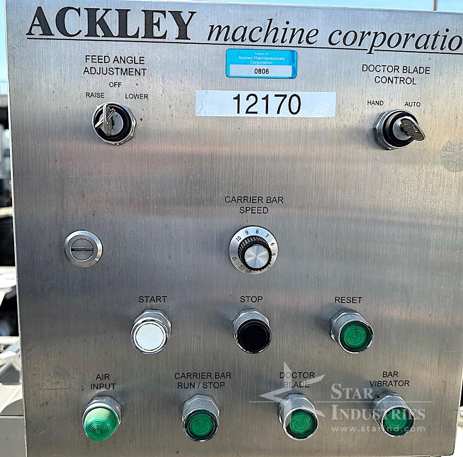 Used Ackley Model 01481-00141 Capsule/Tablet Printer