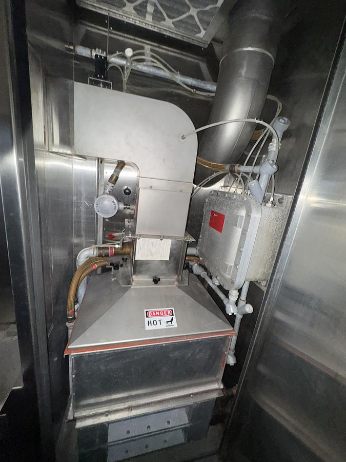 Used Thomas Compulab Coating Pan w/ 36", 24" & 12" Pans