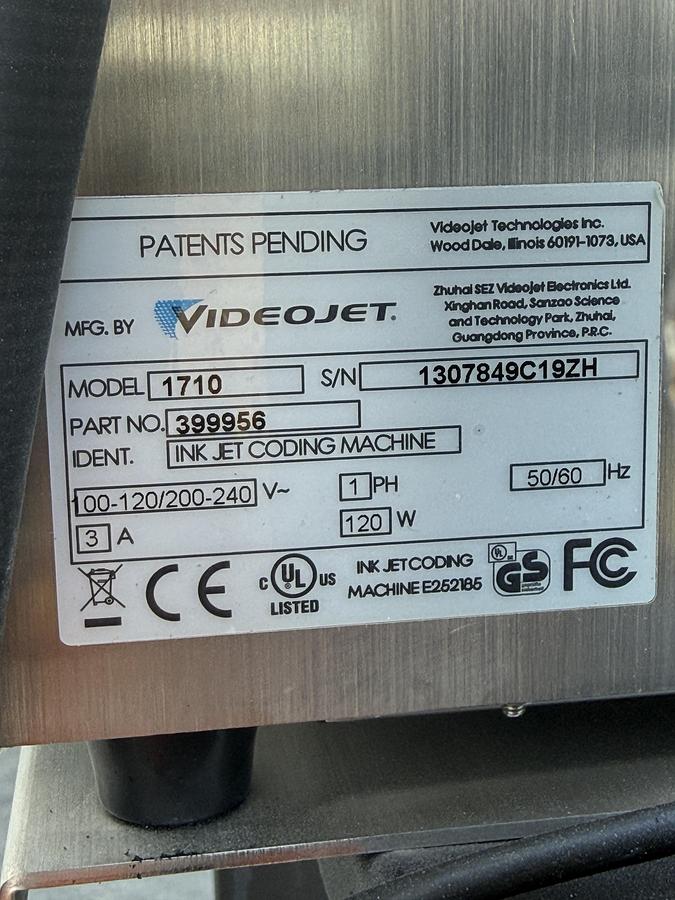 Used Video Jet Printer