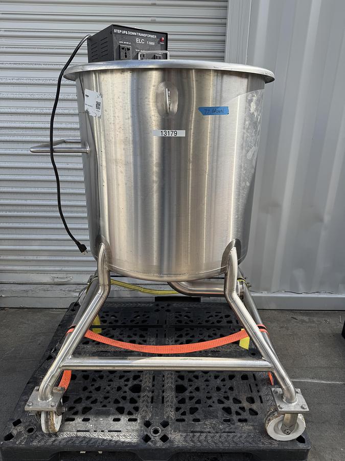 Used 77 Gallon SS tank with Lid