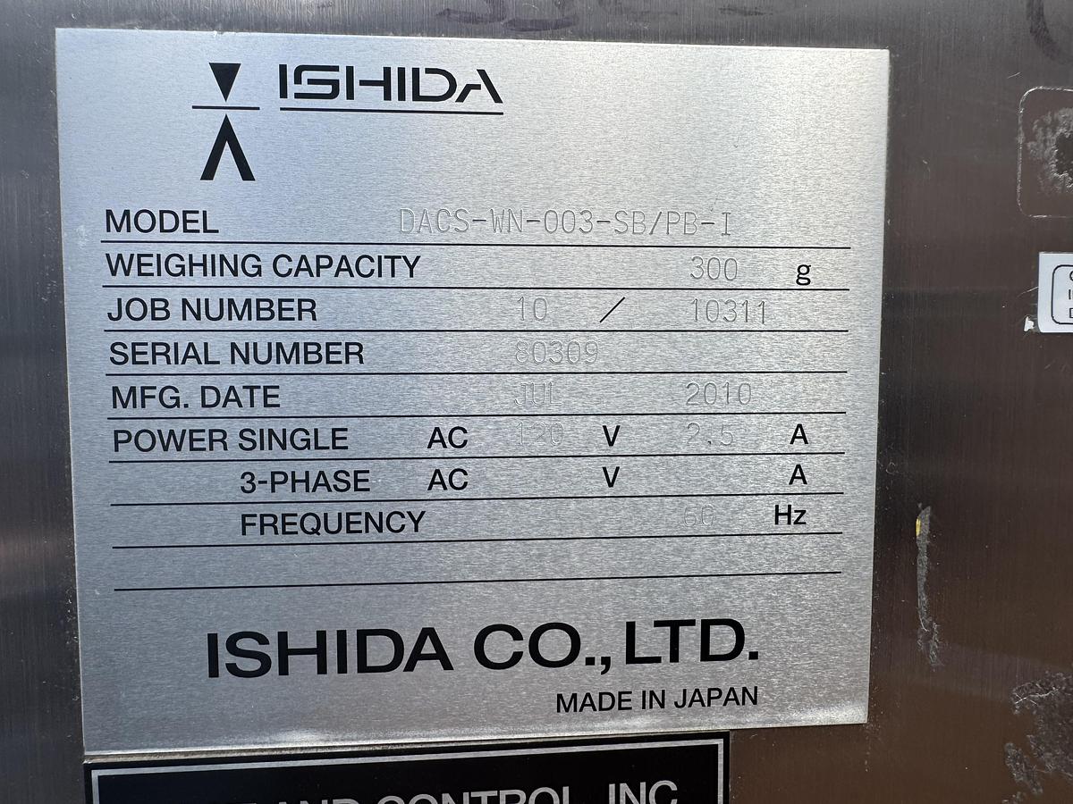 Used Ashida Check Weigher