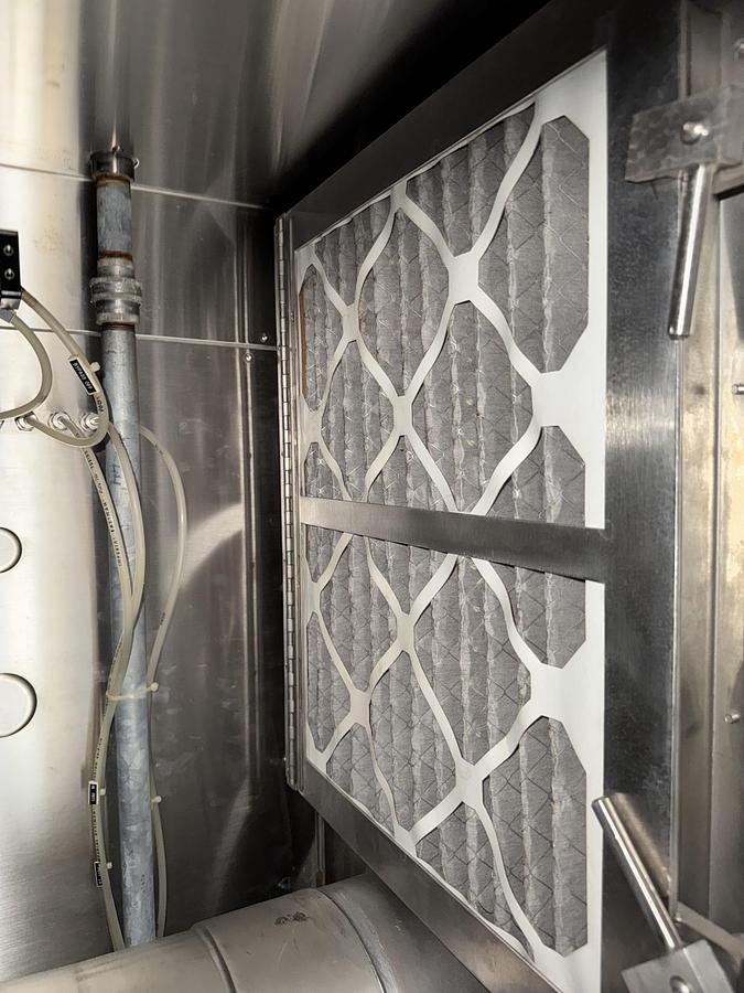 Used Thomas Compulab Coating Pan w/ 36", 24" & 12" Pans