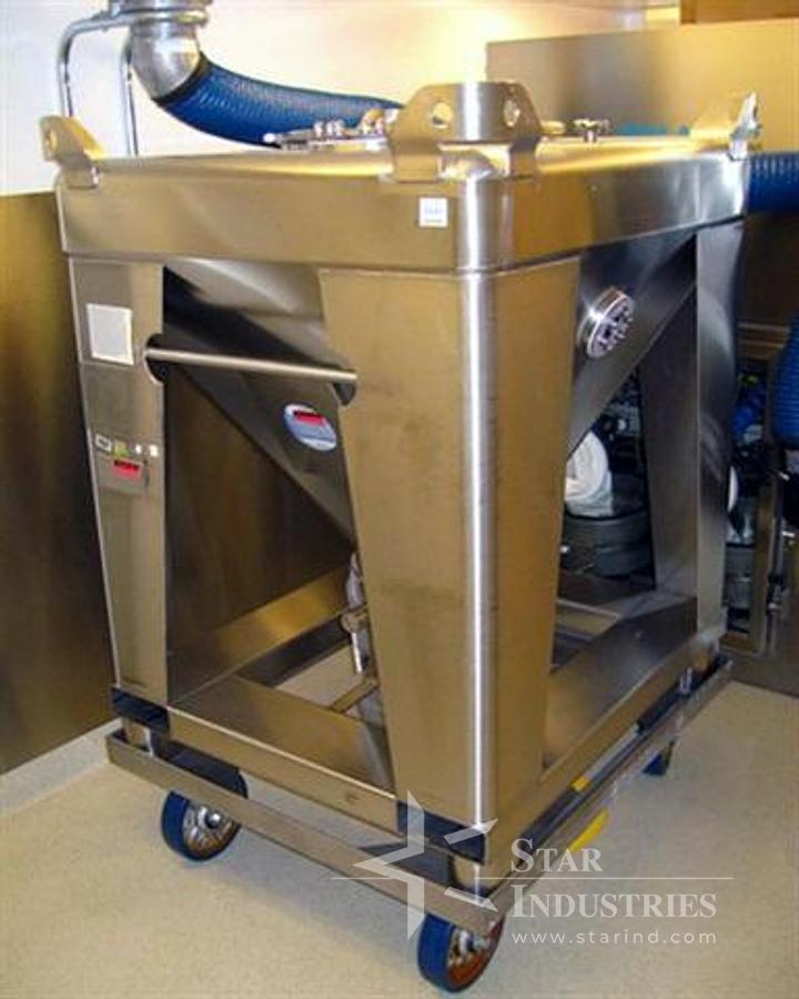 Used Tote Systems 650 liter/23 c.f. 316 ss Dry Tote