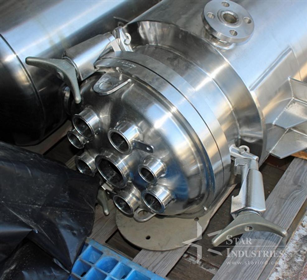 Used 50 Liter Allegheny Bradford Jacketed, Stainless Receiver