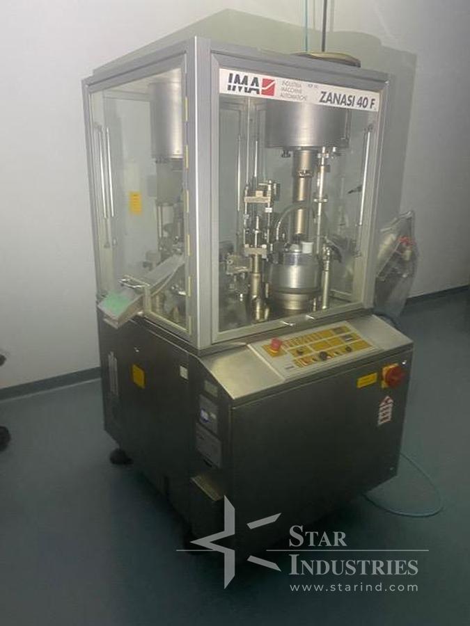 Used IMA Zanasi 40F Encapsulator w/vac & Polisher with 1,0,00 tooling