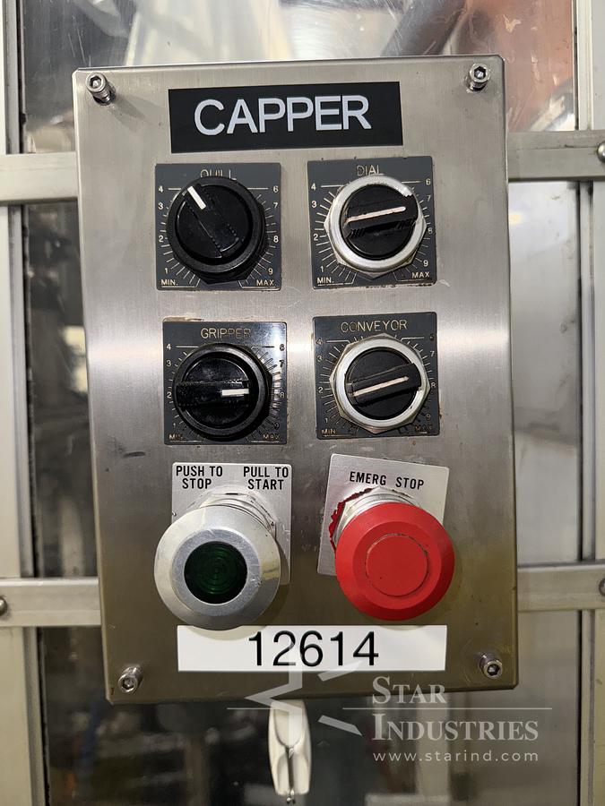 Used 4 Spindle Capper w/Hopper