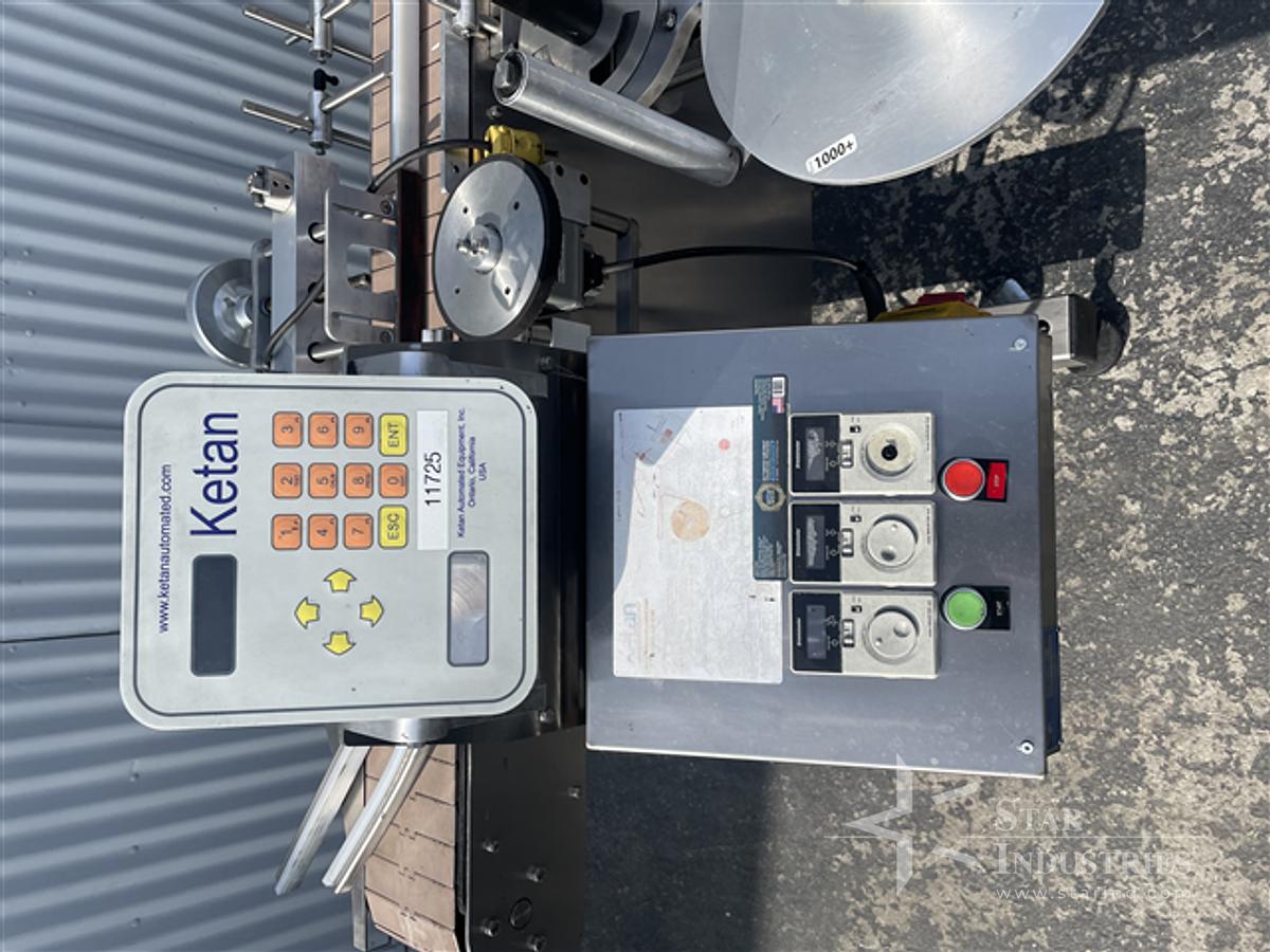 Used Ketan Model LR-290R 3-roll Labeler (LH Unit)
