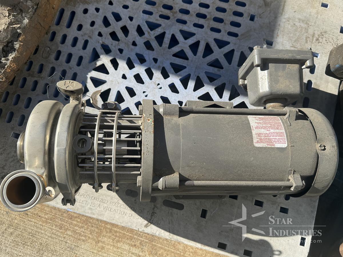 Used Tri-Clover Pump, 1HP