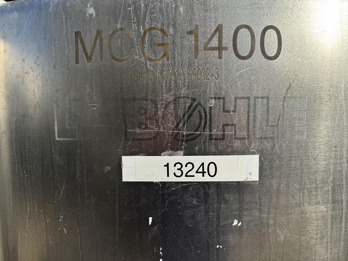 Used Bohle Bin, Stainless Steel