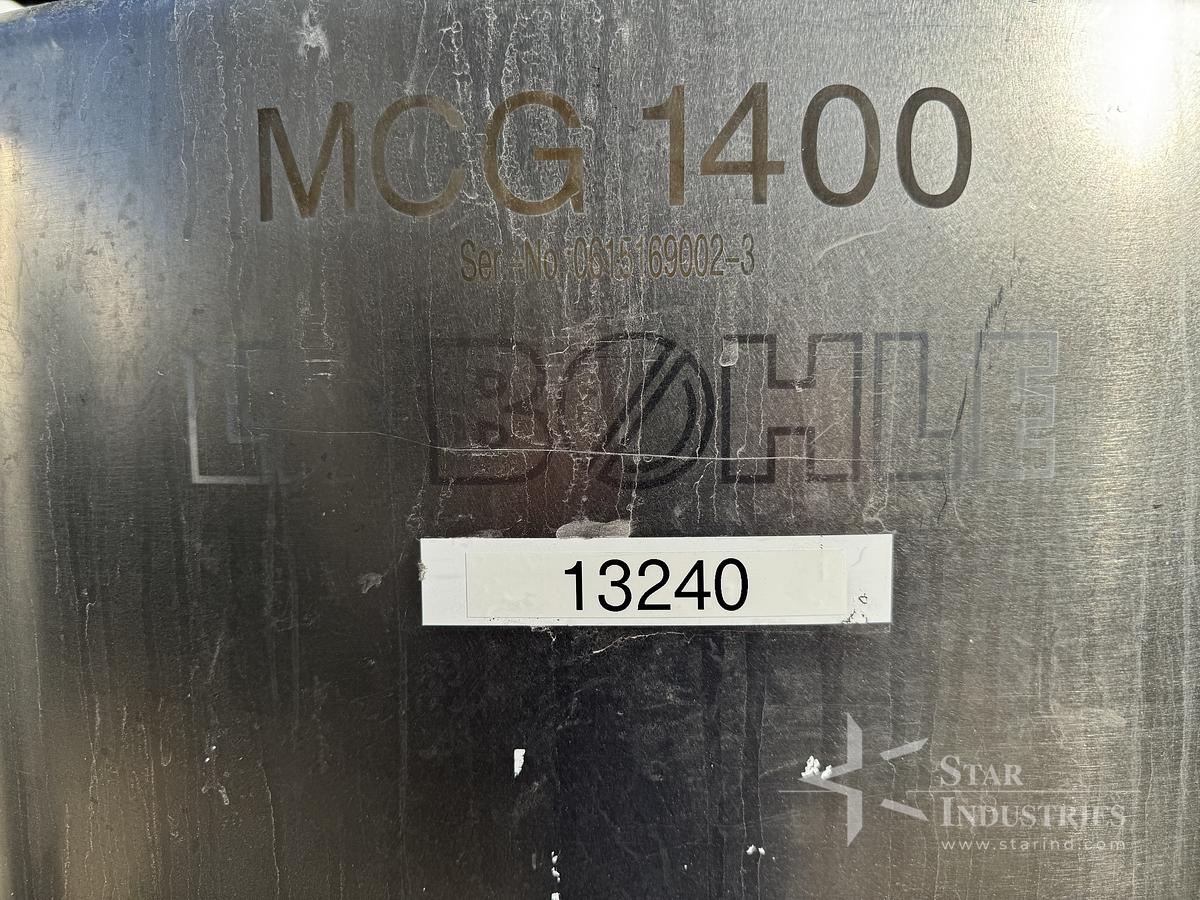 Used Bohle Bin, Stainless Steel