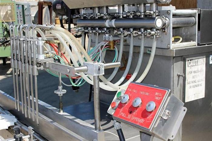 Used Pack West 8 Station Piston Filler