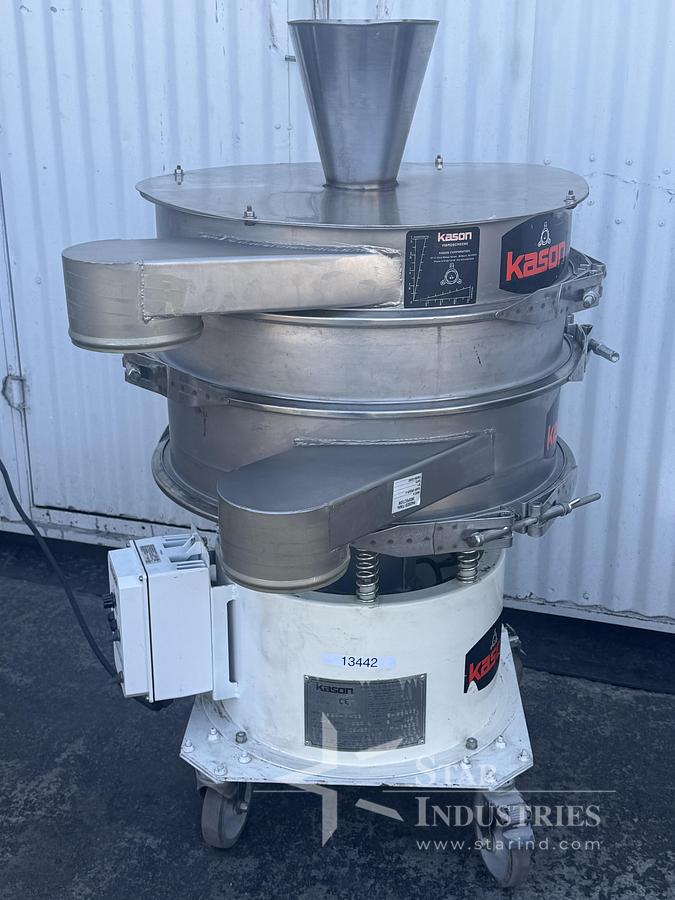 Used Kason Double Deck Screen Separator 24" Dia