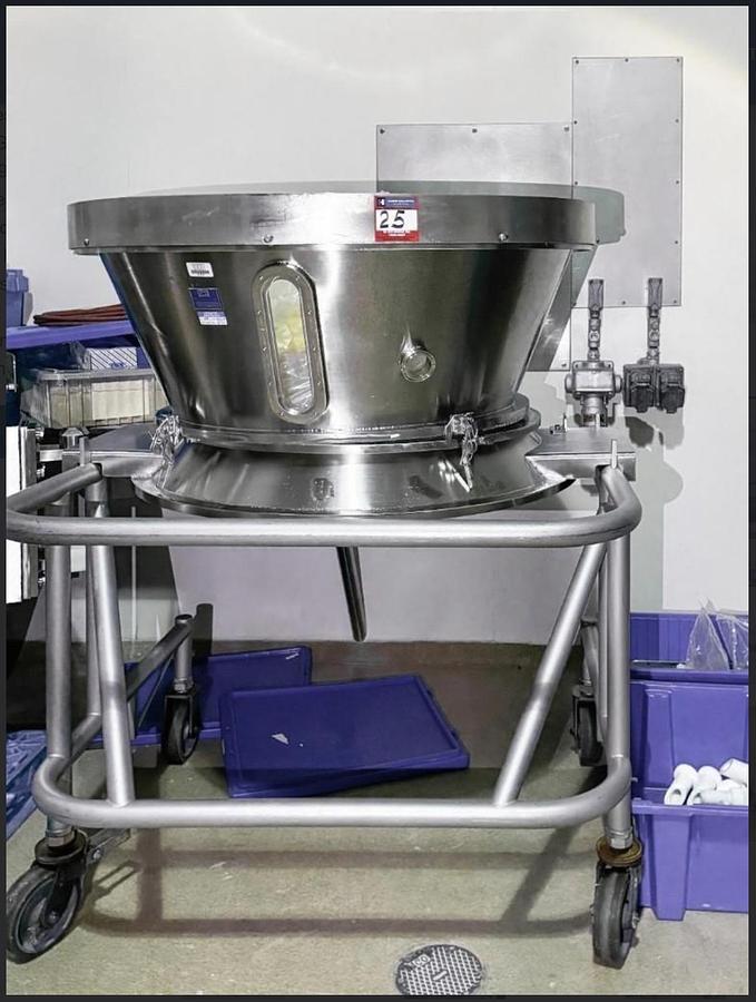 Used Vector Freund Flo Coater System FL-3N-120 Fluid Bed Dryer