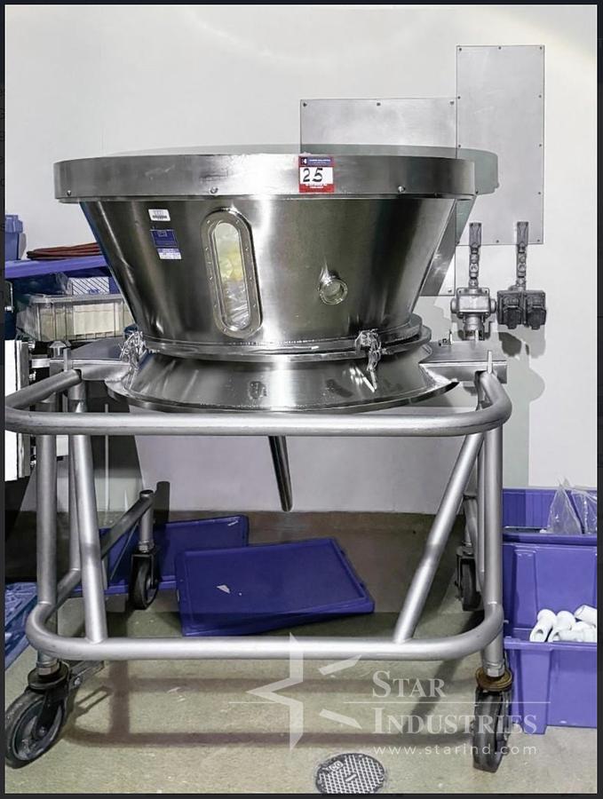 Used Vector Freund Flo Coater System FL-3N-120 Fluid Bed Dryer