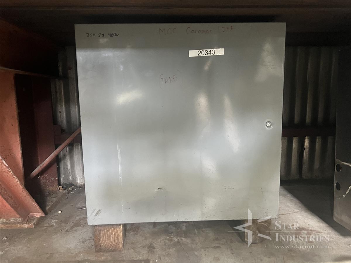 Used MCC Caramac Line Electrical Panel