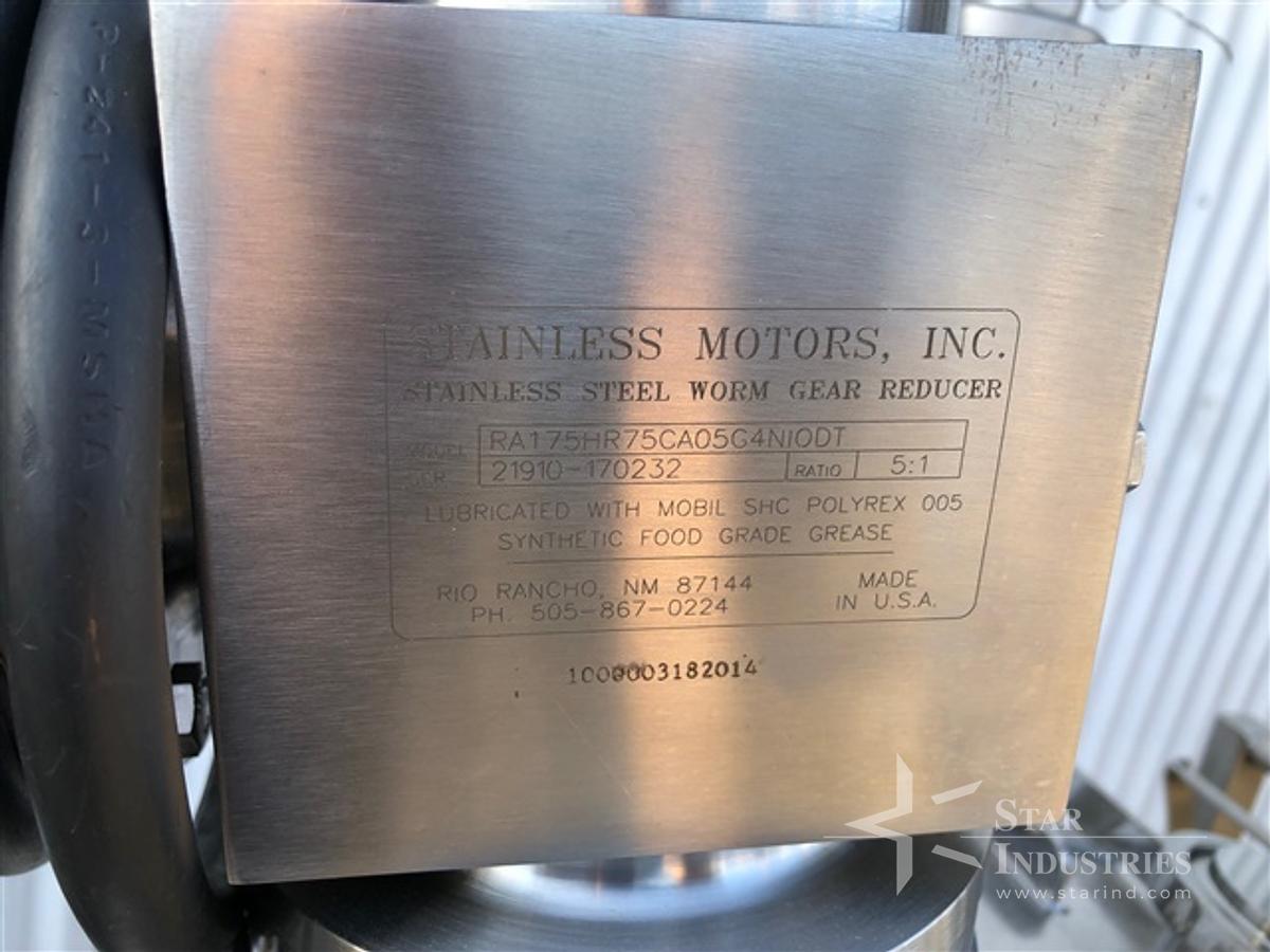 Used ITT Industries 40 Gallon Stainless Steel Reactor