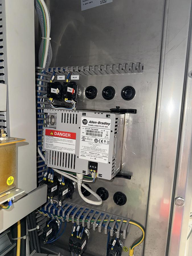 Used Arol Capper with Hopper and Elevator