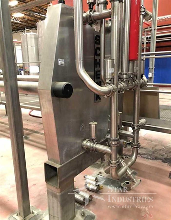 Used Schenk Filterbrau Niro1200/175 approx. 400 sq. meter Filter Press